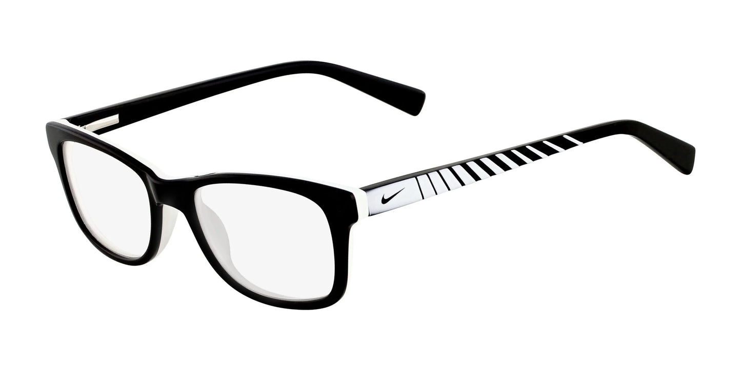 Nike 5509 Eyeglasses Black / White Black