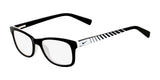 Nike 5509 Eyeglasses Black / White Black