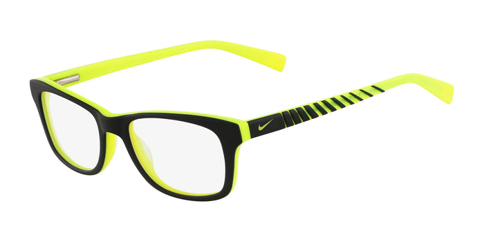 Nike 5509 Eyeglasses | Size 48 / Black / Volt