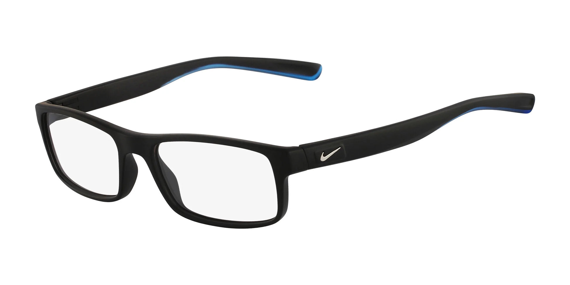 Nike 7090 Eyeglasses Matte Black / Crystal Photo Blue