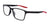 Nike 7117 Eyeglasses / Matte Black / Gym Red