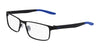 Nike 8131 Eyeglasses / Satin Black/Racer Blue / Size 53