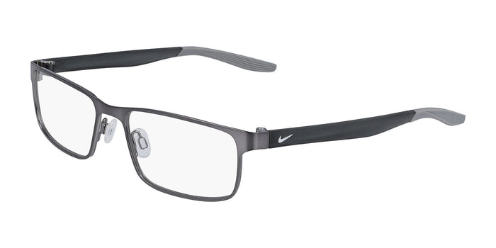 Nike 8131 Eyeglasses / Brushed Gunmetal / Wolf Grey / Size 53