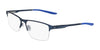 Nike 8045 Eyeglasses | Size 57 / Brushed Thunder Blue/Racer Blu
