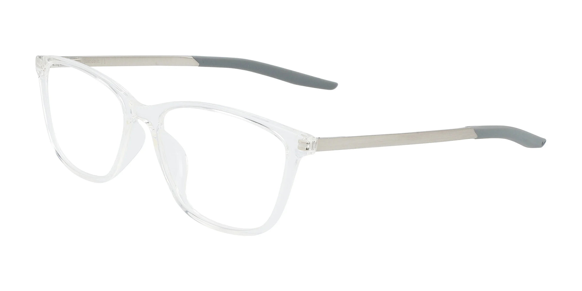 Nike 7284 Eyeglasses Clear / Cool Grey