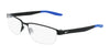 Nike 8138 Eyeglasses | Size 56 / Satin Black/Racer Blue
