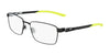 Nike 8140 Eyeglasses / Satin Black/Volt / Size 54