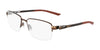 Nike 8141 Eyeglasses | Size 55 / Satin Walnut