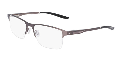 Nike 8045 Eyeglasses / Size 57 / Brushed Gunmetal/Black