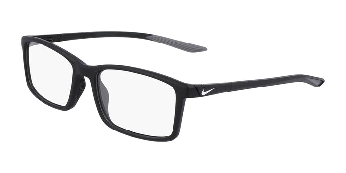 Nike 7287 Eyeglasses | Size 54 / Matte Black / Black