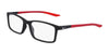 Nike 7287 Eyeglasses | Size 54 / Matte Black/Gym Red