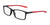 Nike 7287 Eyeglasses | Size 54 / Matte Black / Gym Red