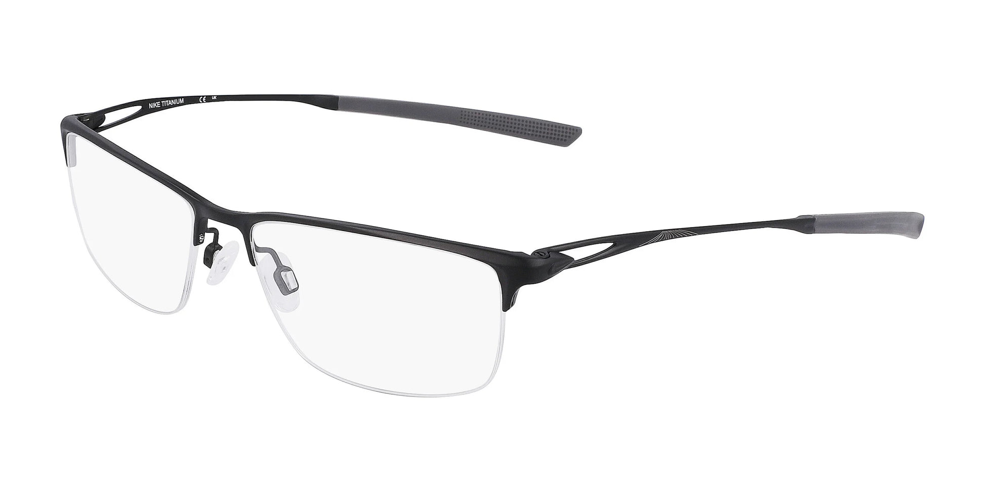 Nike 6064 Eyeglasses Satin Black / Dark Grey