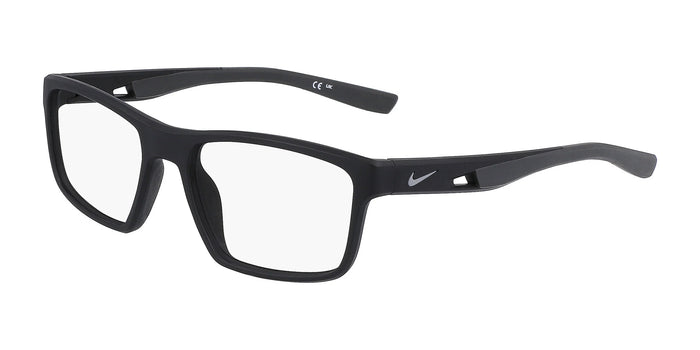 Nike 7015 Eyeglasses | Size 55 / Matte Black / Dark Grey