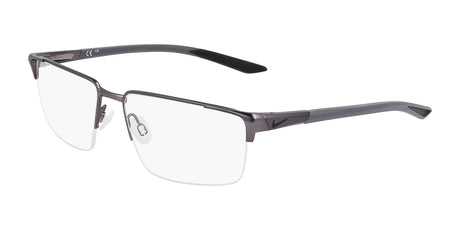 Nike 8054 Eyeglasses Satin Gunmetal / Matte Dark Grey