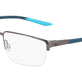 Satin Gunmetal/Matte Blue