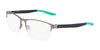 Nike 8153 Eyeglasses | Size 55 / Satin Gunmetal/Matte Gridiron