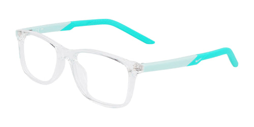 Nike 5037 Eyeglasses / Size 48 / Clear/Clear Jade