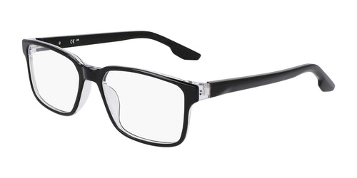 Nike 7160 Eyeglasses / Size 55 / Black/Crystal Clear