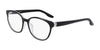 Nike 7164 Eyeglasses | Size 52 / Black/Crystal Clear