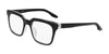 Nike 7167 Eyeglasses | Size 49 / Black/Crystal Clear