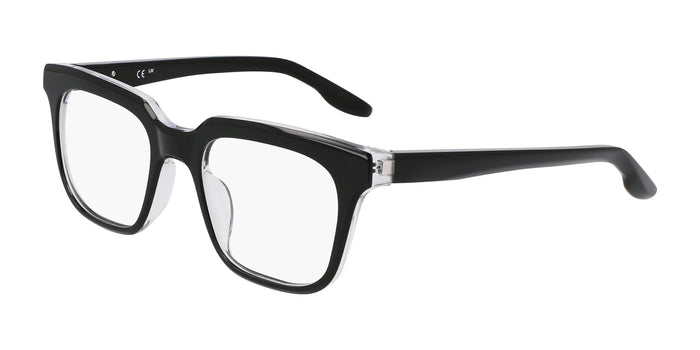 Nike 7167 Eyeglasses | Size 49 / Black / Crystal Clear