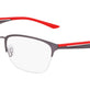 Satin Gunmetal/University Red
