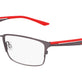 Satin Gunmetal/University Red