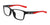 Nike 5038 Eyeglasses | Size 50 / Matte Black/University Red