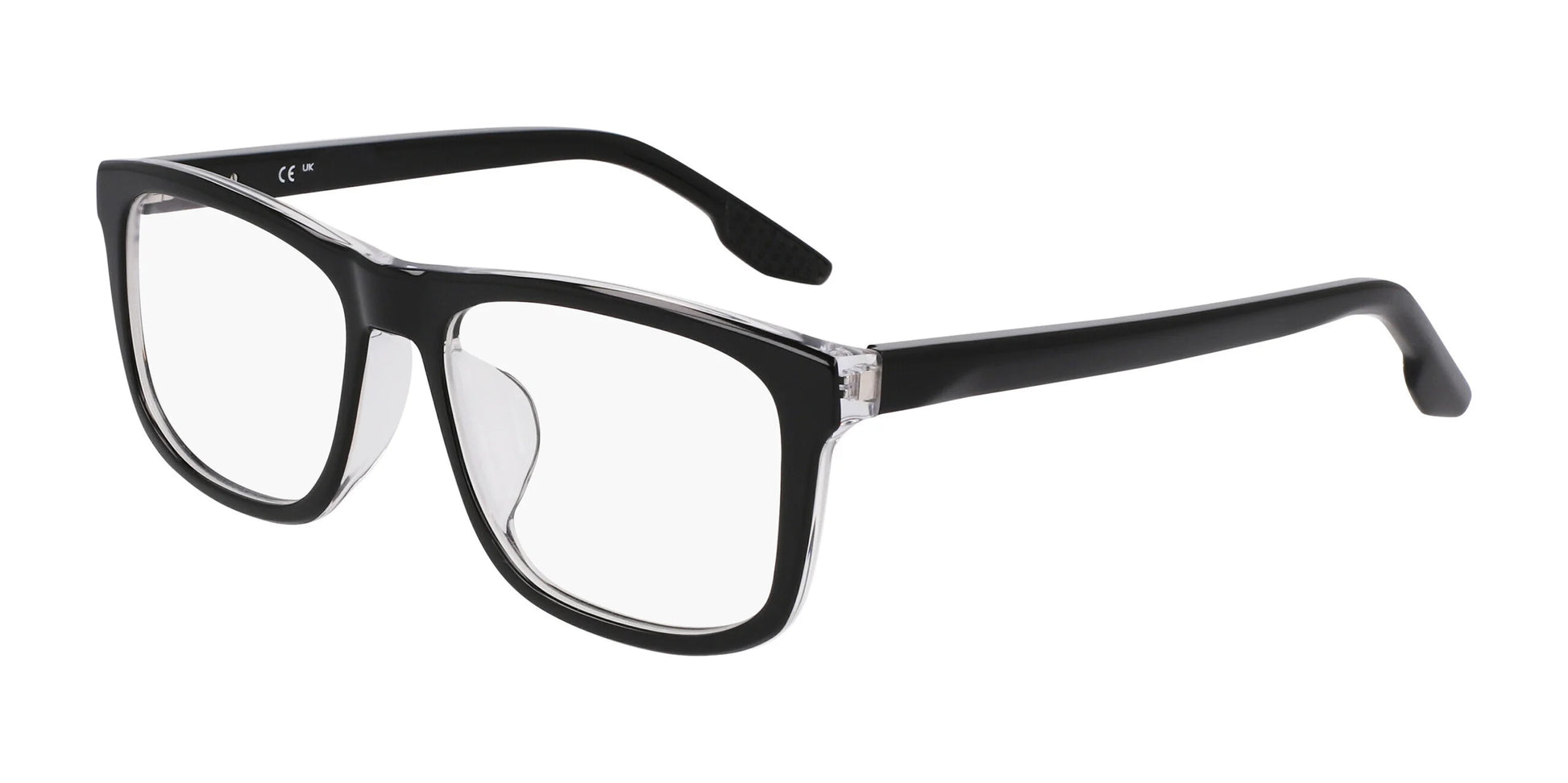Nike 7163LB Eyeglasses Black / Crystal Clear