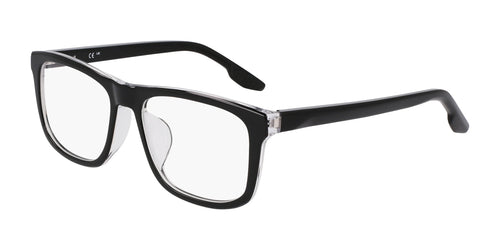 Nike 7163LB Eyeglasses / Size 55 / Black/Crystal Clear