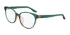 Nike 7164LB Eyeglasses | Size 53 / Crystal Jade/Bronzine
