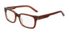 Nike 7174 Eyeglasses | Size 53 / Cedar/Amber Laminate