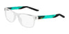 Nike 5059 Eyeglasses | Size 46 / Clear/Stadium Green