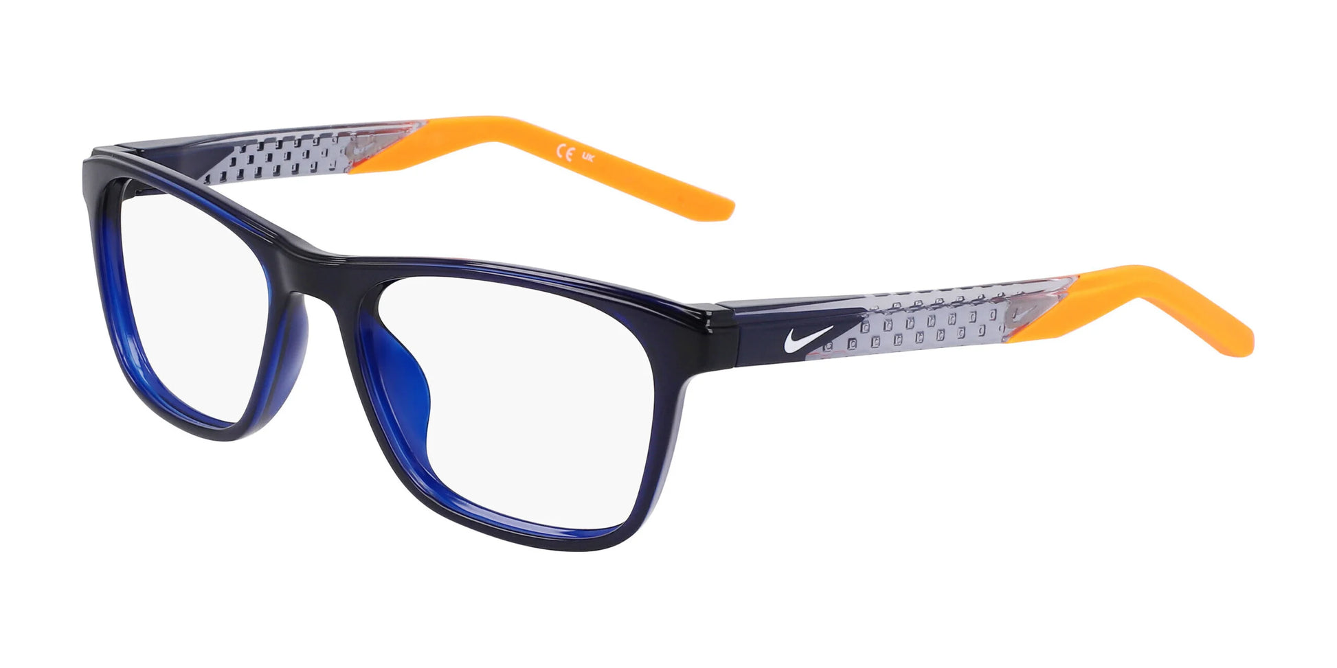 Nike 5058 Eyeglasses Midnight Navy / Total Orange