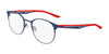 Nike 4643 Eyeglasses | Size 48 / Matte Midnight Navy/Red