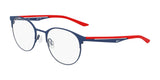 Nike 4643 Eyeglasses Matte Midnight Navy / Red