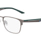 Satin Gunmetal/Vintage Green
