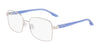 Nike 8401 Eyeglasses | Size 53 / Shiny Silver/Blue