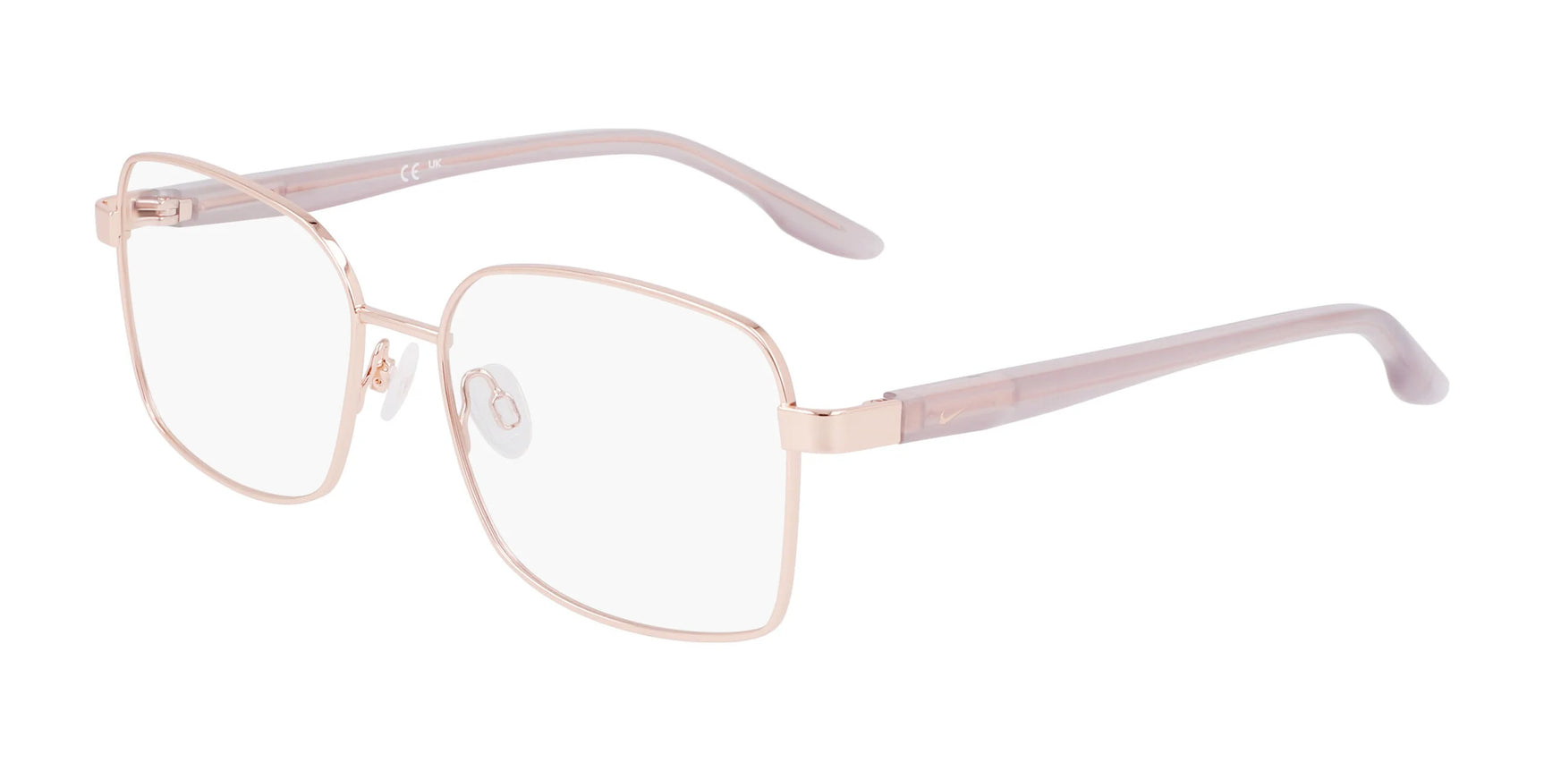 Nike 8401 Eyeglasses Shiny Rose Gold / Platinum Viole