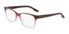 Nike 7177 Eyeglasses | Size 53 / Cacao/Pink Foam Gradient
