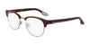 Nike 8402 Eyeglasses | Size 50 / Burgundy/Silver