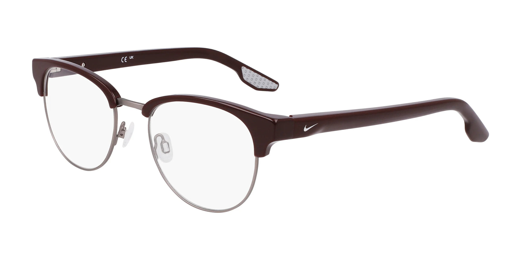 Nike 8402 Eyeglasses Burgundy / Silver