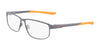 Nike 8157 Eyeglasses | Size 56 / Matte Smoke Grey/Total Orange