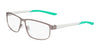 Nike 8157 Eyeglasses | Size 56 / Satin Gunmetal/Stadium Green