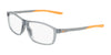 Nike 7291 Eyeglasses | Size 56 / Matte Smoke Grey/Total Orange