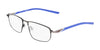 Nike 6067 Eyeglasses | Size 55 / Matte Black/Astronomy Blue