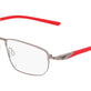 Satin Gunmetal/University Red