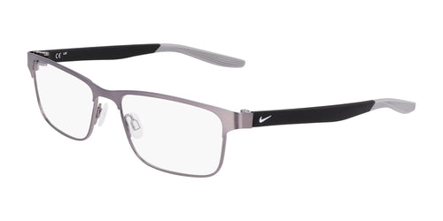 Nike 8130 Eyeglasses / Brushed Gunmetal/Wolf Grey / Size 54
