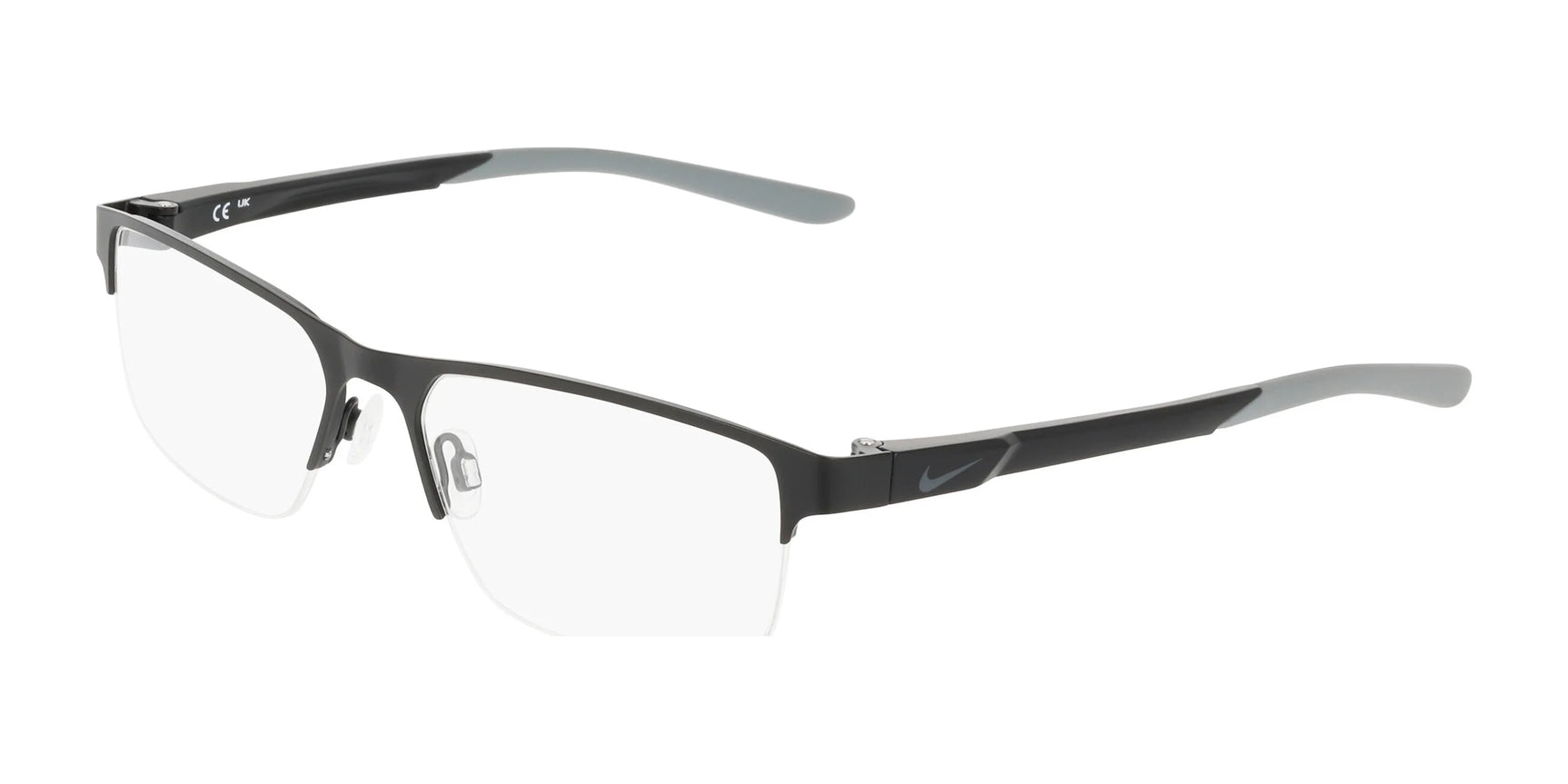 Nike 8159 Eyeglasses Matte Black / Smoke Grey